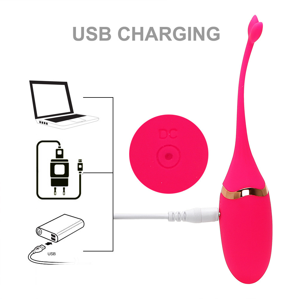 Women's Wireless Remote Control Vibration Massage Device - Skin-Safe Silicone