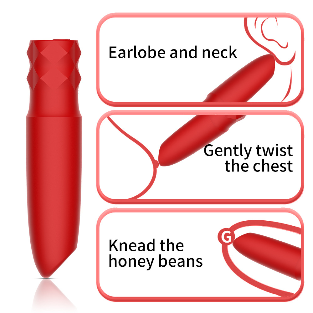 Women's Flower-Shaped Mini Vibration Massage Device - Skin-Safe Silicone