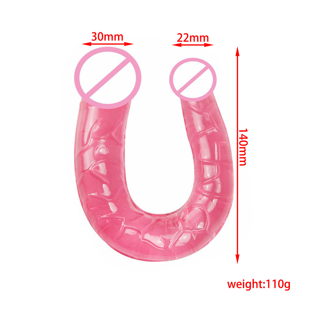Women's Dual-Ended Massage Tool - Transparent Skin-Safe Personal Care