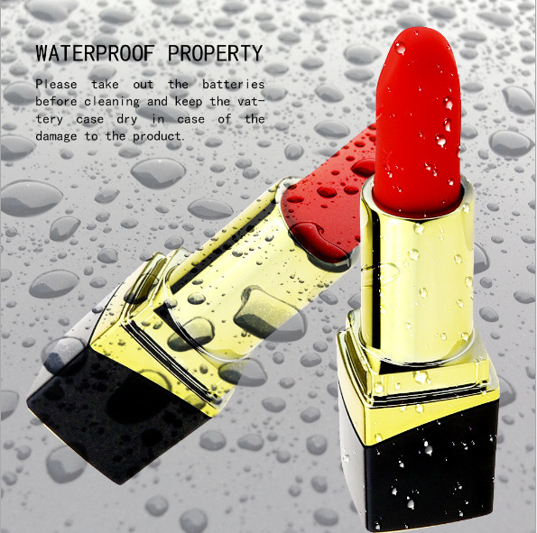 Women's Lipstick-Shape Mini Vibration Massage Device - Magnetic Rechargeable Skin-Safe Silicone