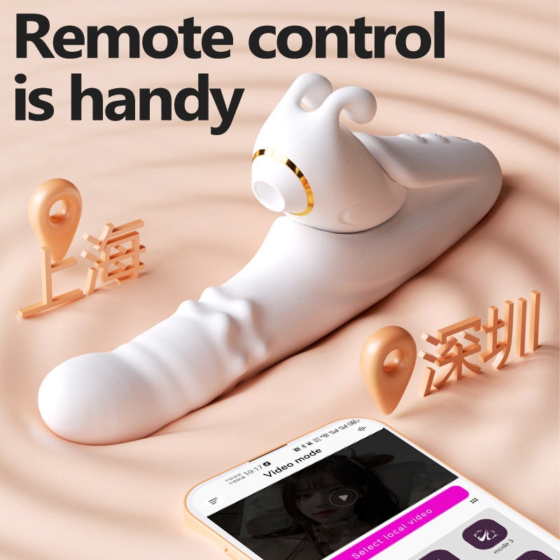 Women's 2-in-1 APP Control Multi-Function Massage Device - Skin-Safe Silicone