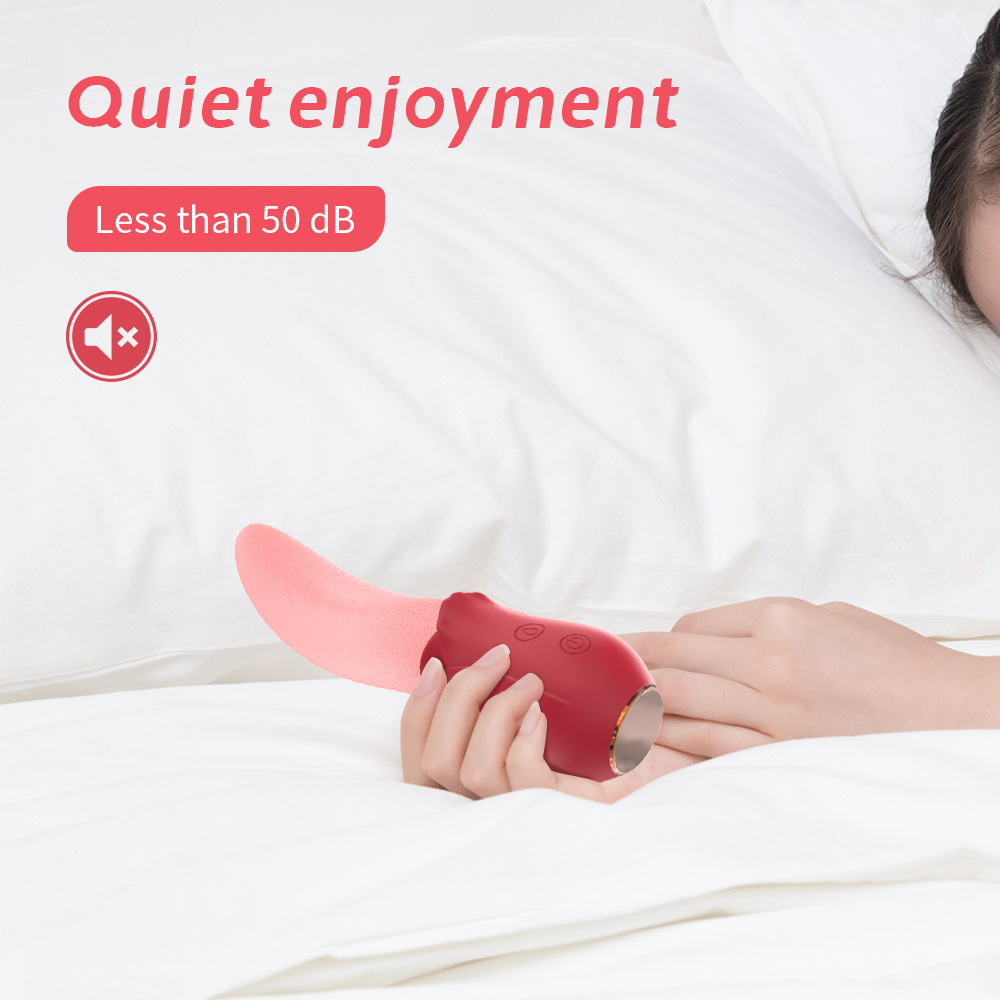 Women's Multi-Mode Tongue-Like Vibration Massage Device - Skin-Safe Silicone