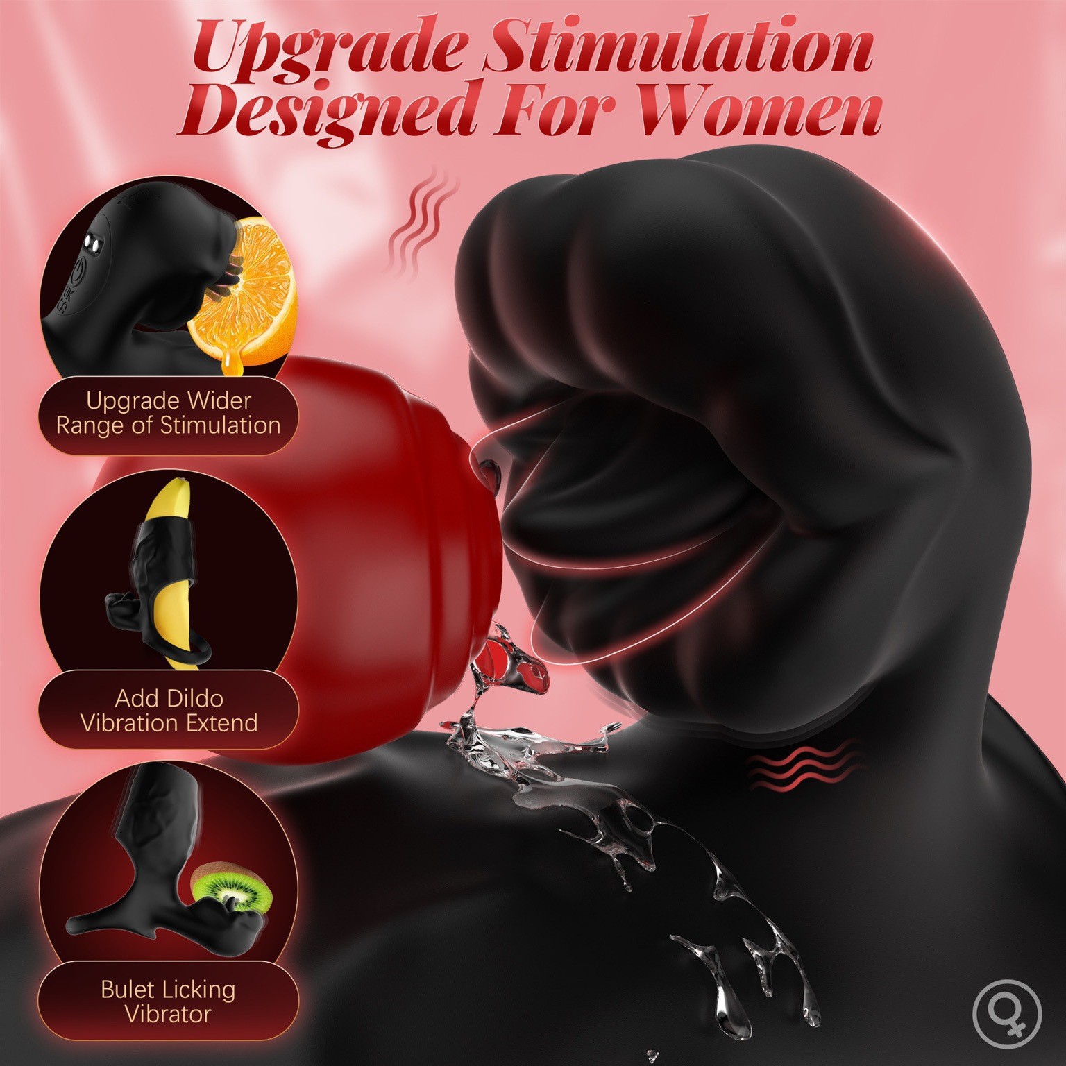 Men's Wolf-Shaped Vibration Relaxation Device | Men Relaxation Device, Skin-Safe Silicone