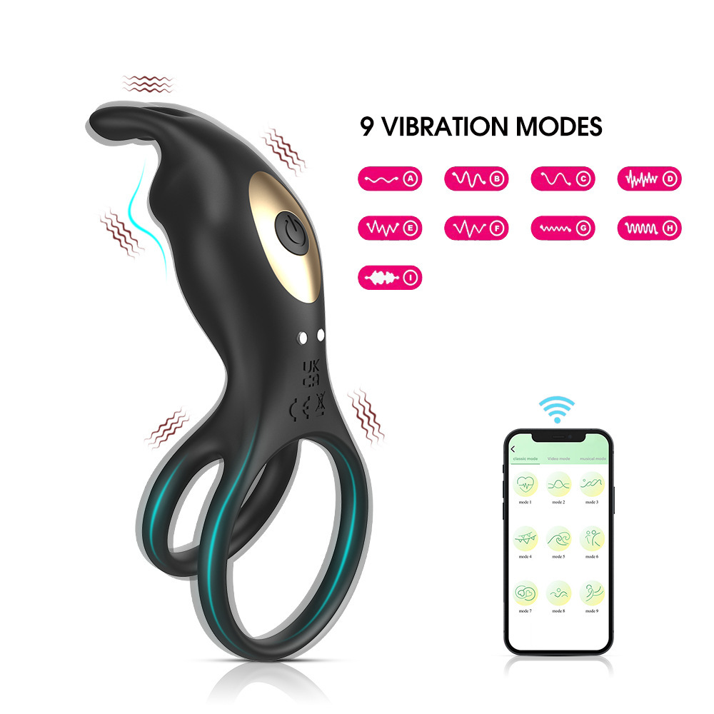 Men's APP Remote Control Double-Ring Relaxation Device | Men Personal Care, Silicone