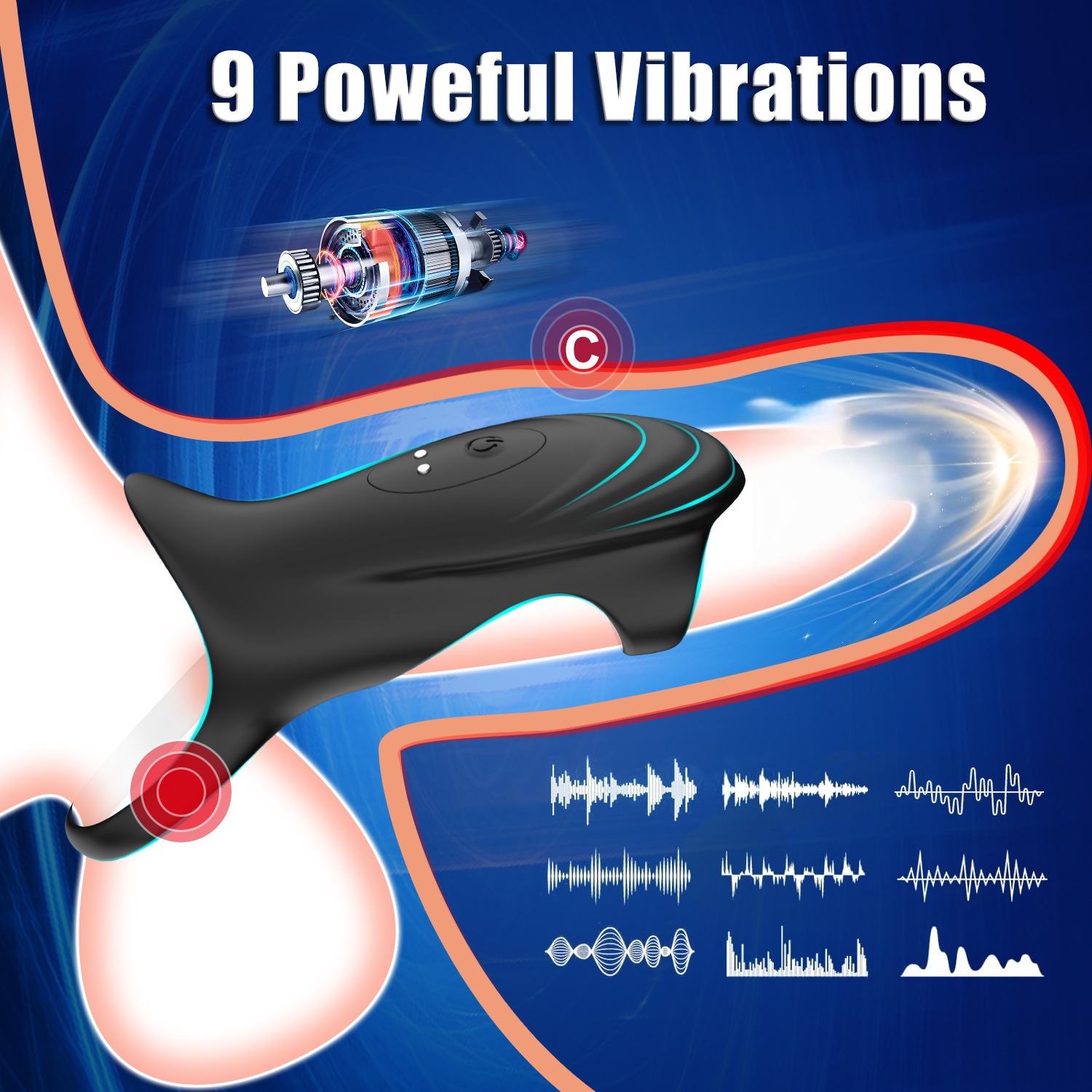Men's APP Control Vibration Massage Tool | Couples Shared, Skin-Safe Silicone