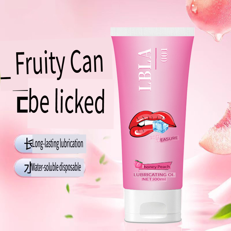 LBLA Peach Flavor Intimate Lubricant 100ml, Soothing Smooth Moisturizing Gel for Couples