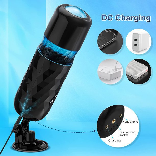 Intelligent Automatic Massage Device for Men - Heating, Telescopic & Rotating Wellness Tool