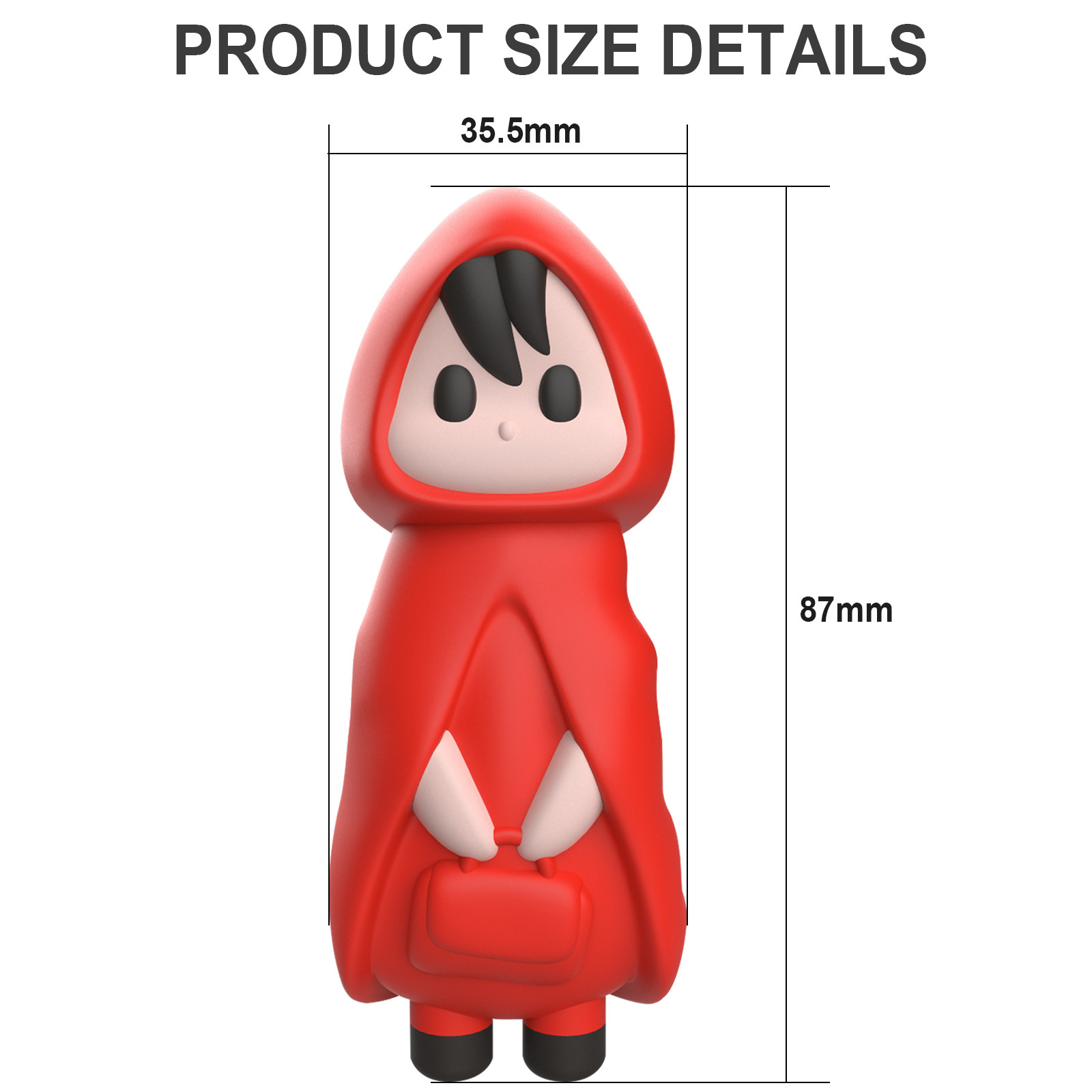 Women's Cute Little Red Riding Hood Multi-Speed Vibration Massage Device | Skin-Safe Silicone