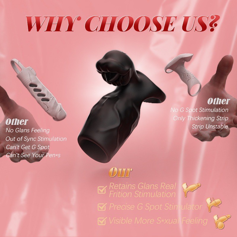 Men's Wolf-Shaped Vibration Relaxation Device | Men Relaxation Device, Skin-Safe Silicone