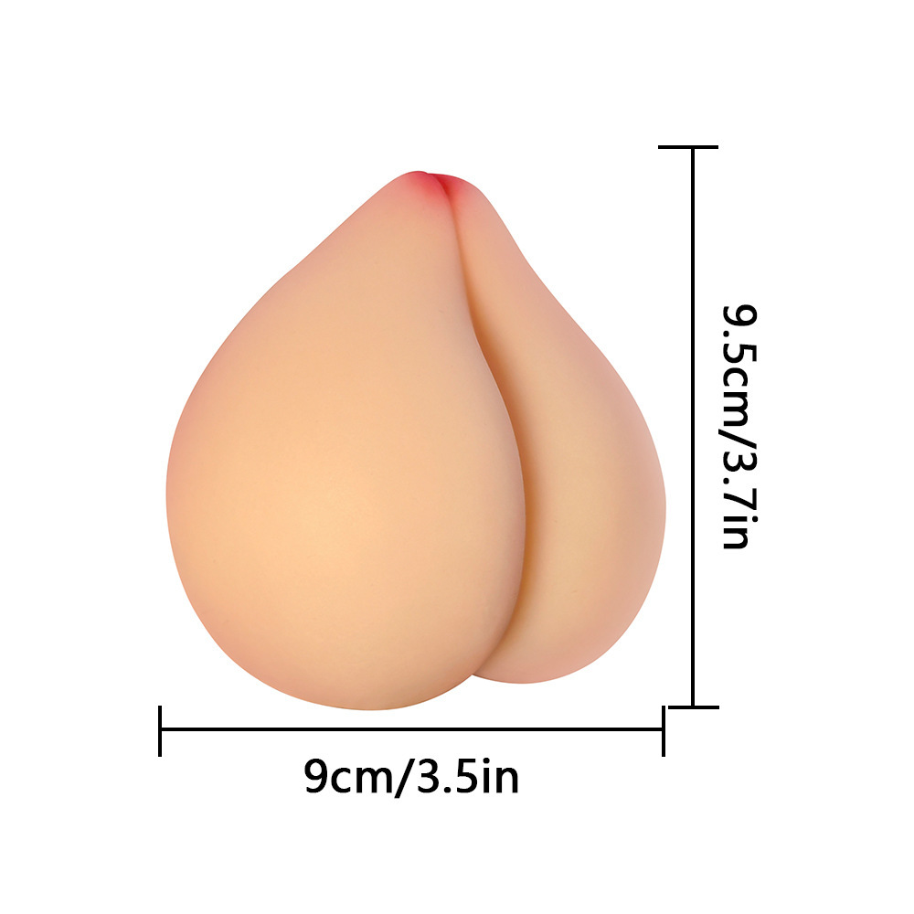 Men's Peach-Shaped Soft Massage Ball | Men Personal Care Relaxation Tool