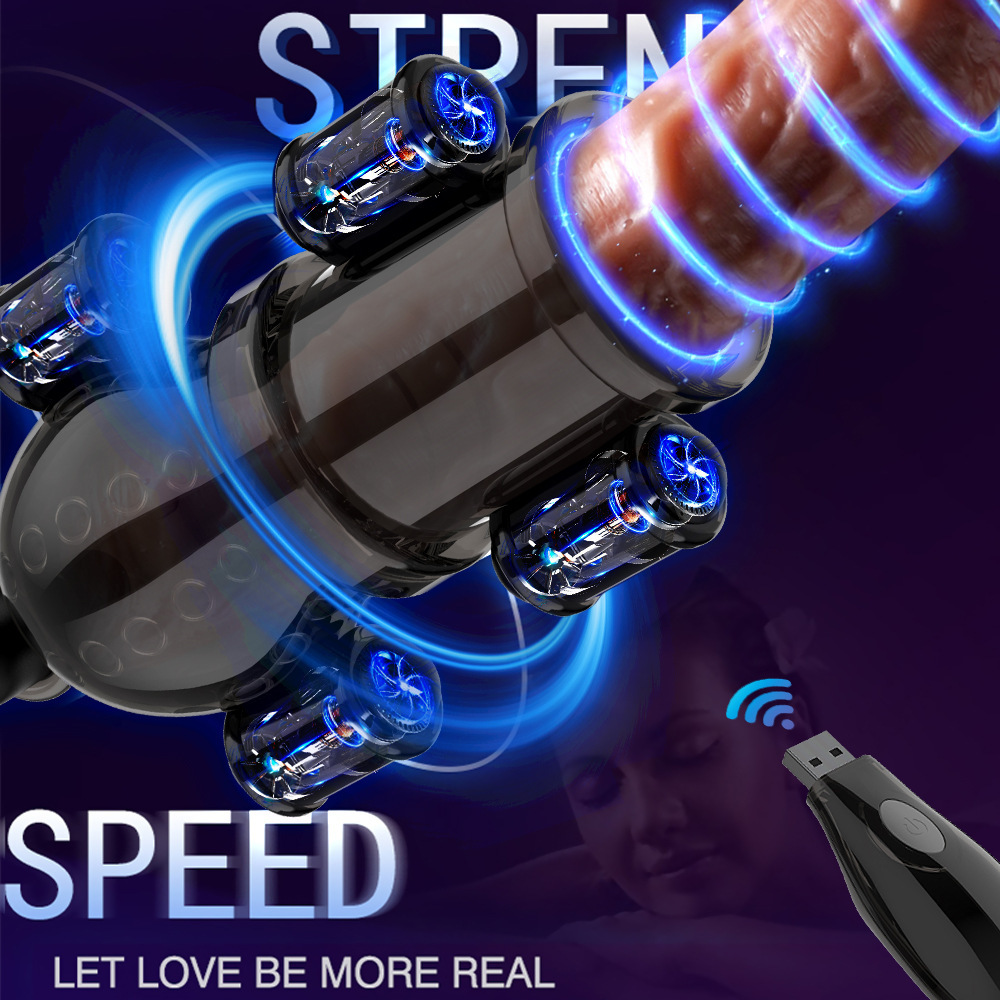 Men's Transparent Automatic Quiet Relaxation Device