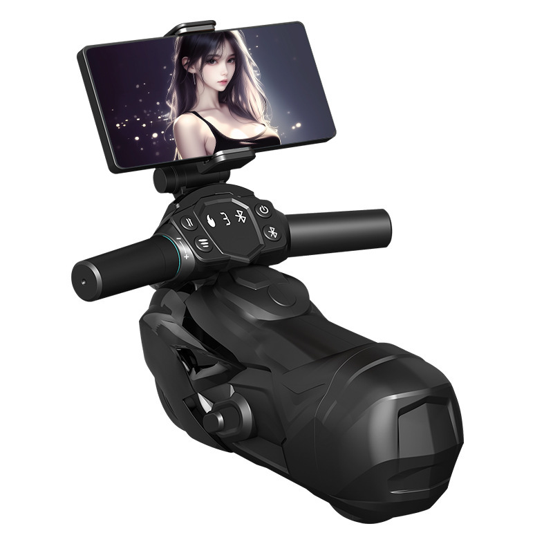 Men's Motorcycle-Shaped Quiet Relaxation Device | Vibration Suction, Heating & Telescopic