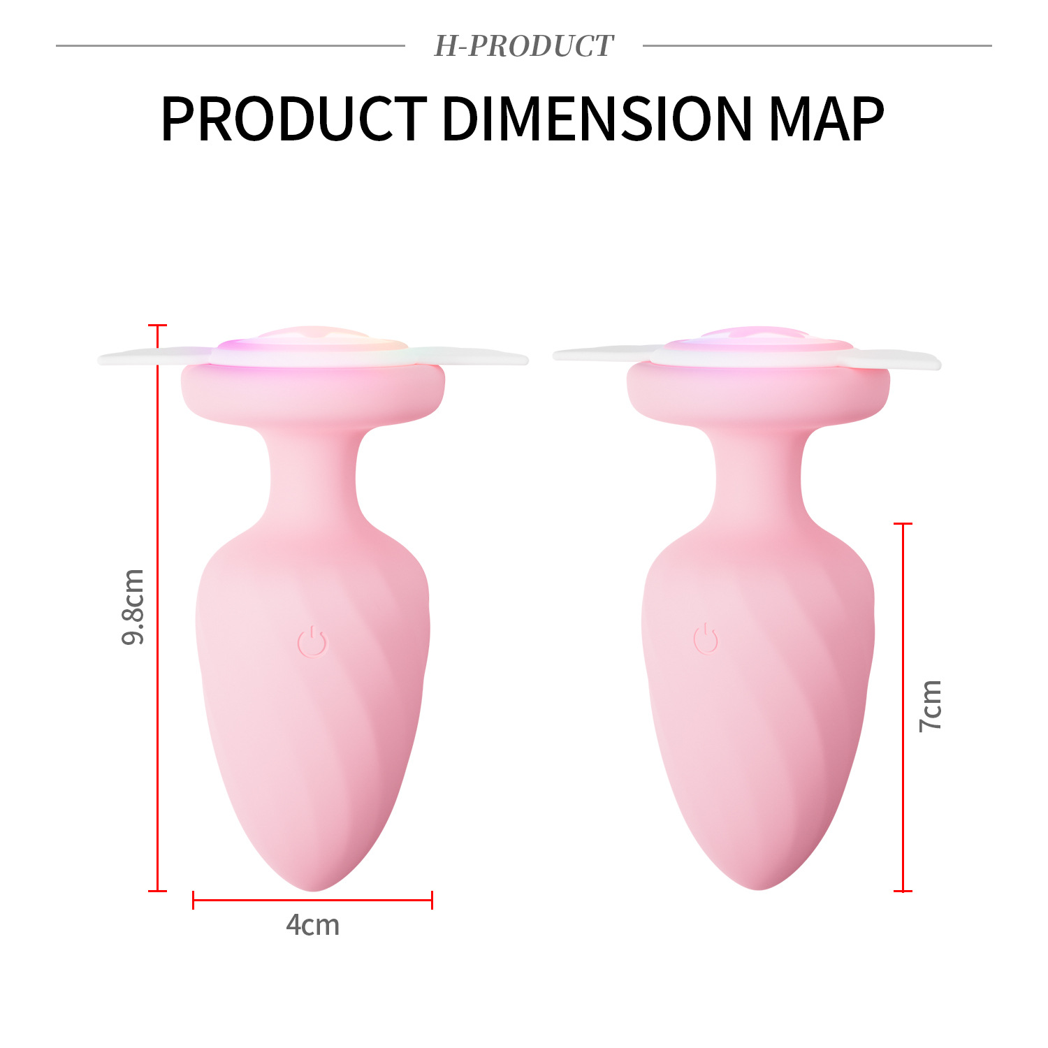 BANNDO Angel Glowing Relaxation Plug | Wireless Remote Control Silicone Massage Tool