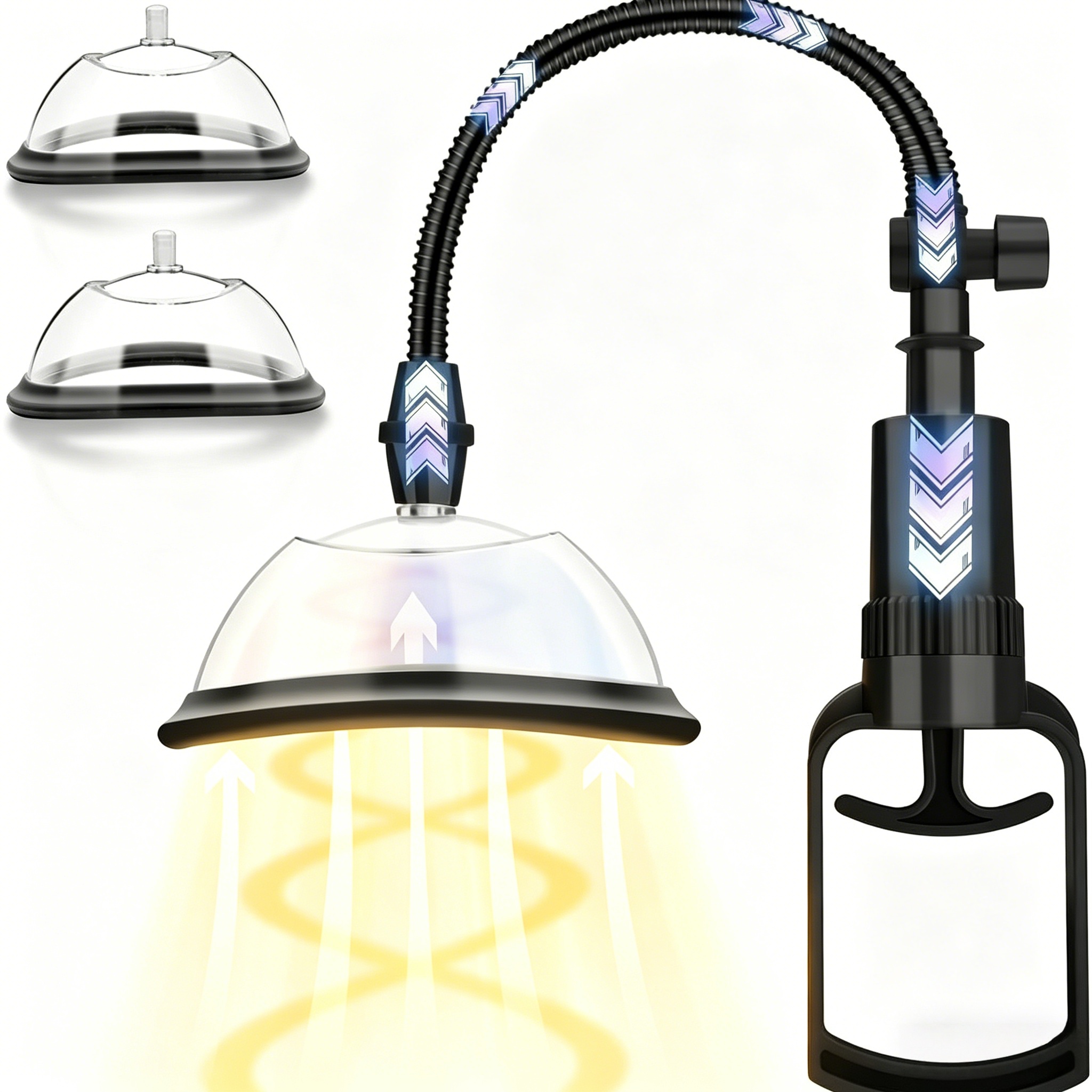 Women's Vacuum Suction Massage Device - Silicone Personal Care Tool