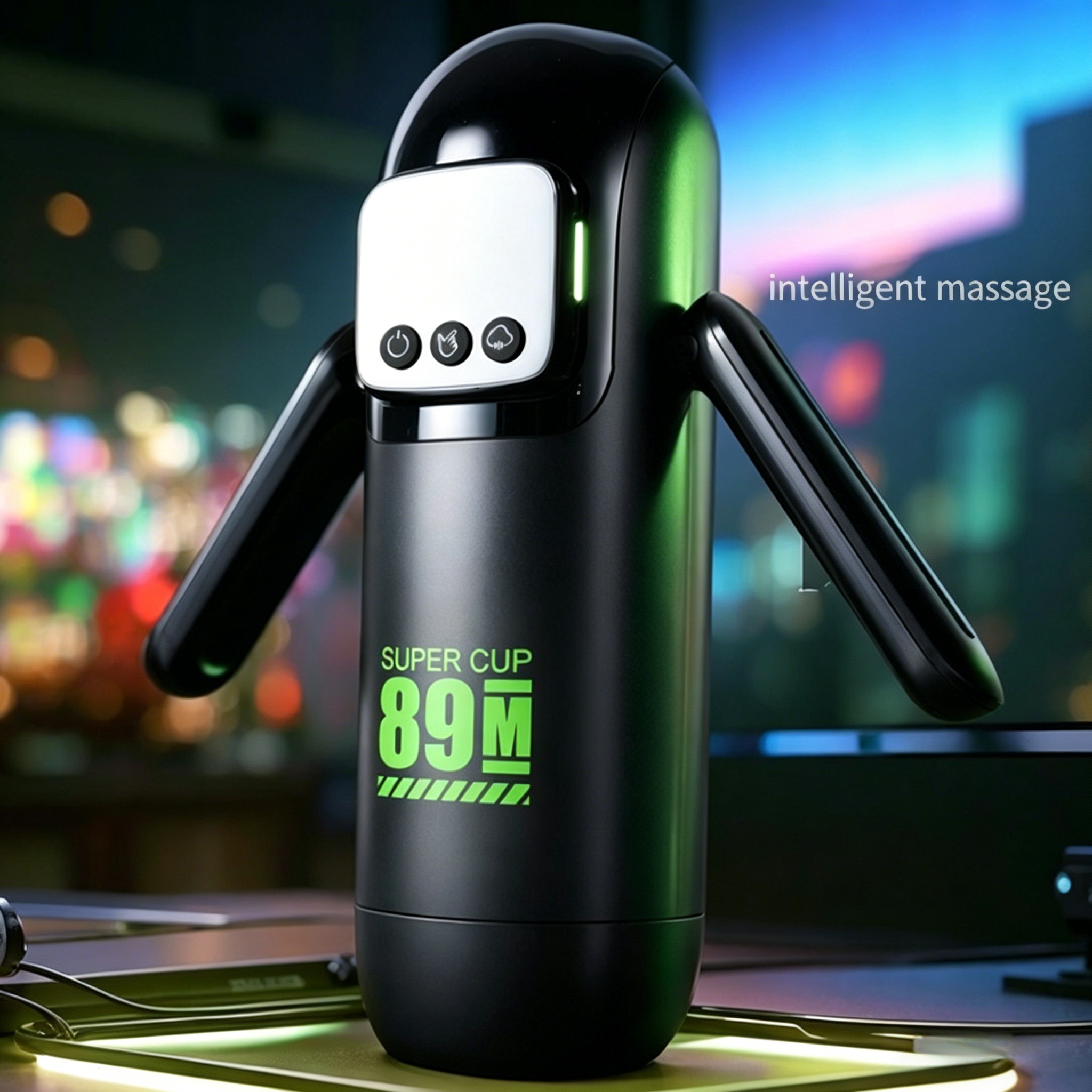 Smart Automatic Massage Device for Men - Suction & Telescopic with Heating Function