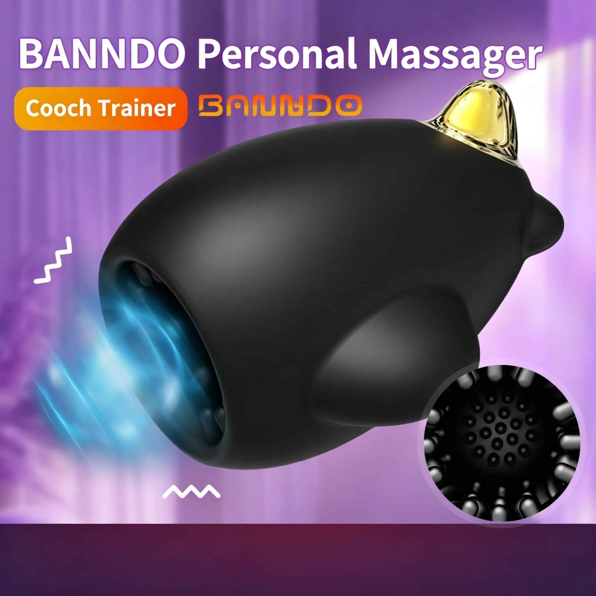 BANNDO Automatic Massage Device for Men - Multi-Mode Personal Care & Relaxation Tool