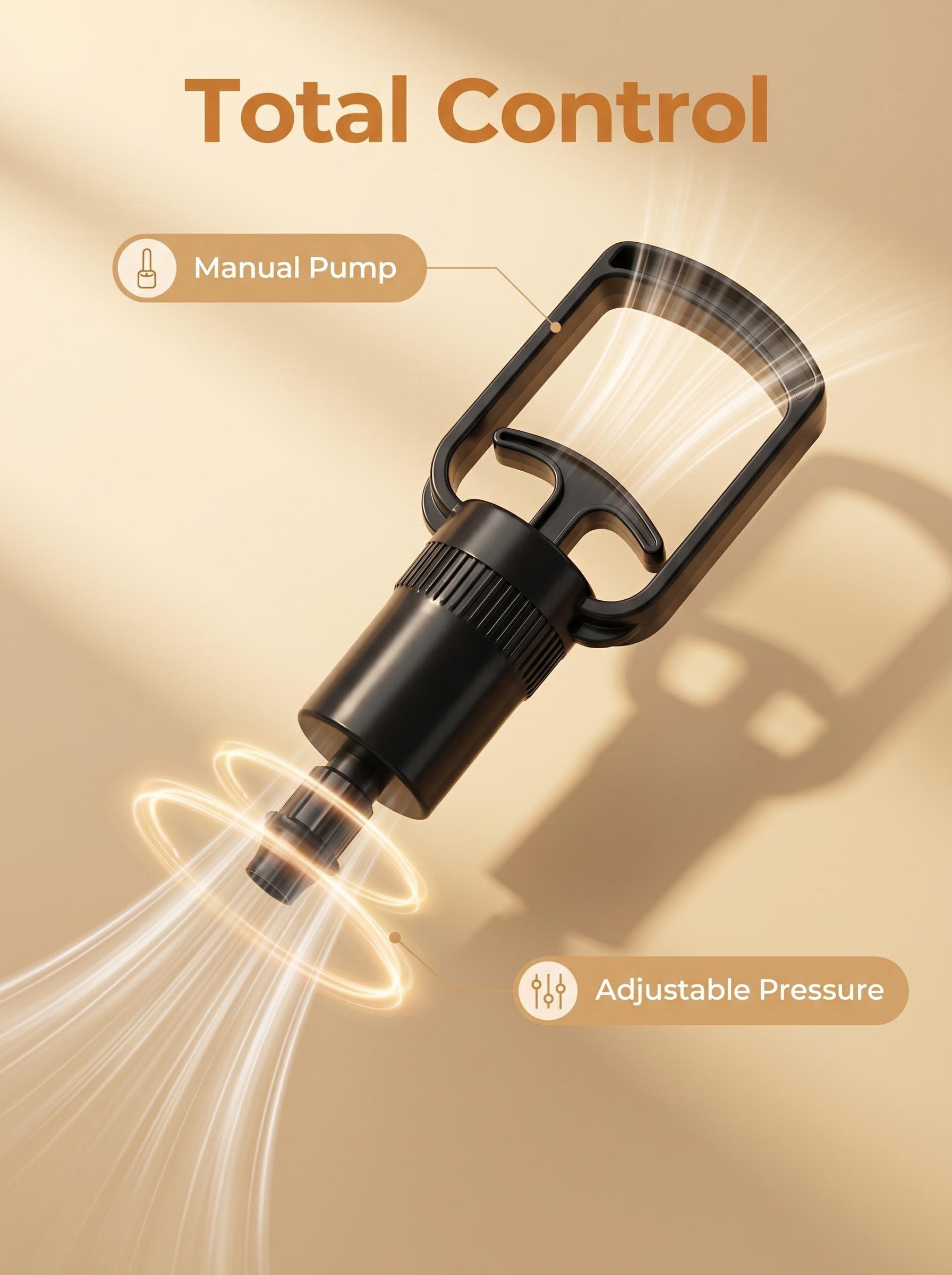 Men’s Vacuum Suction Massage Device - Portable Handheld Personal Care Tool