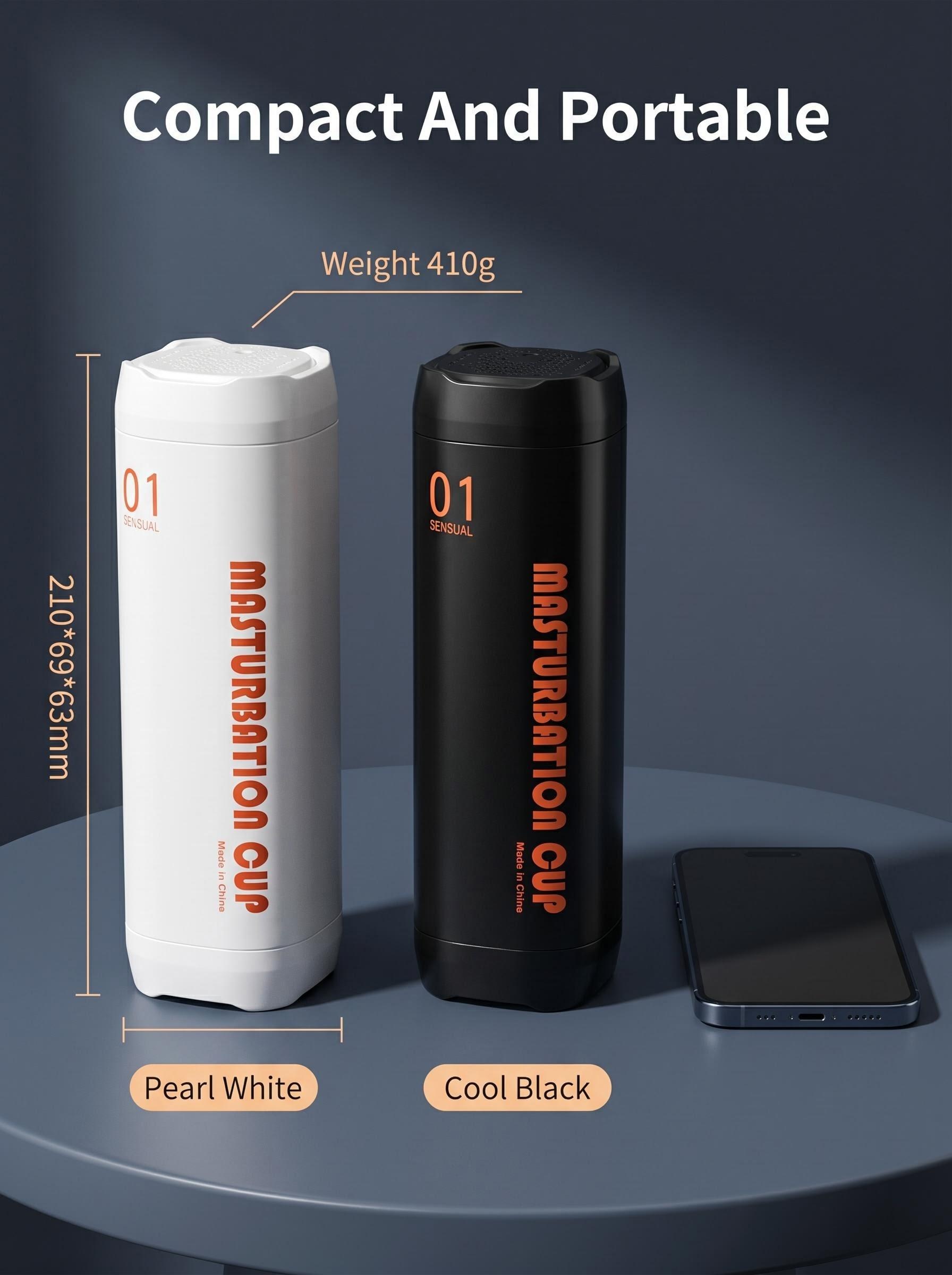 Intelligent Automatic Electric Heating Aircraft Cup for Men - Smart Telescopic & Suction Personal Care Tool