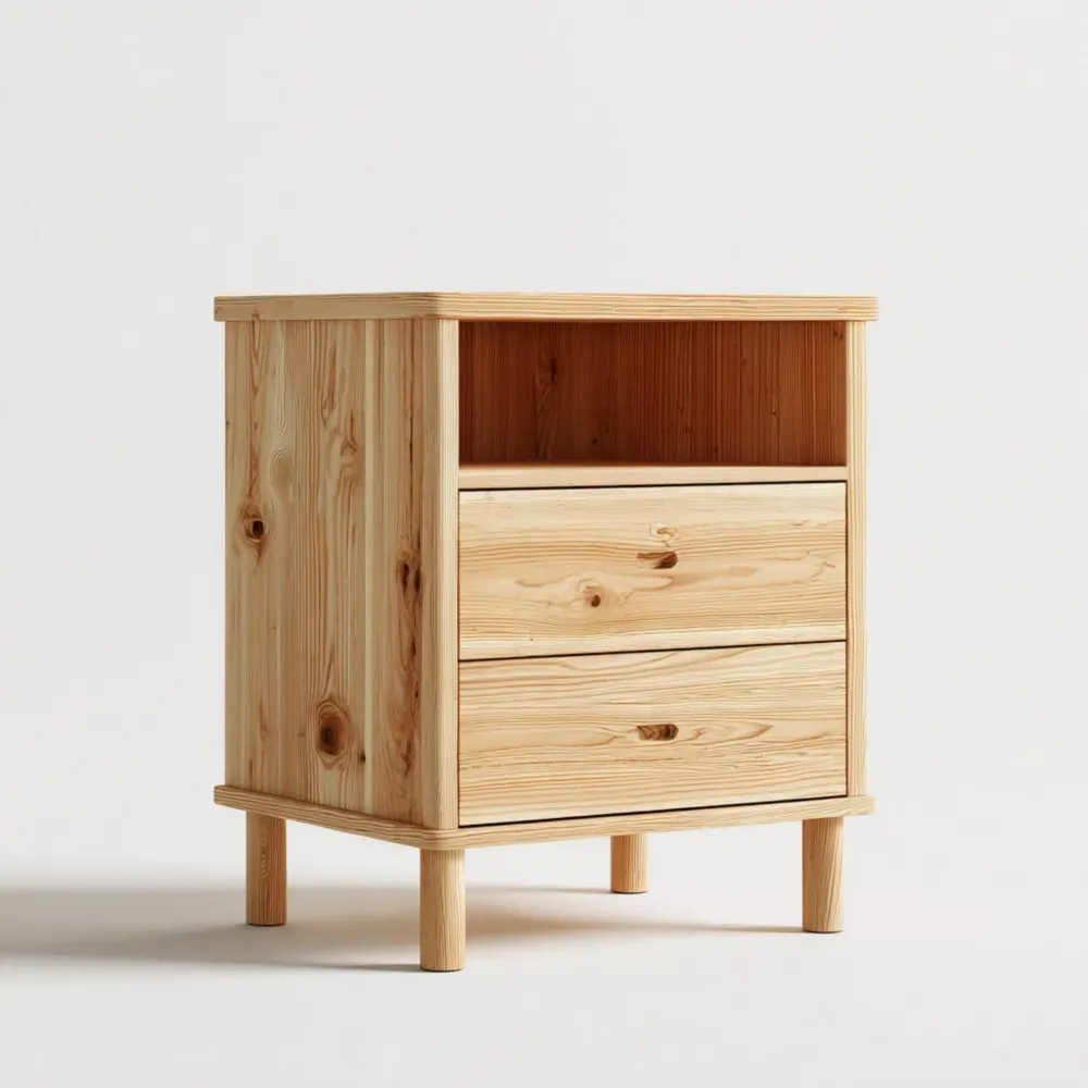 ナイトテーブル 天然木材 40x30x50 cm – ナチュラルスタイル