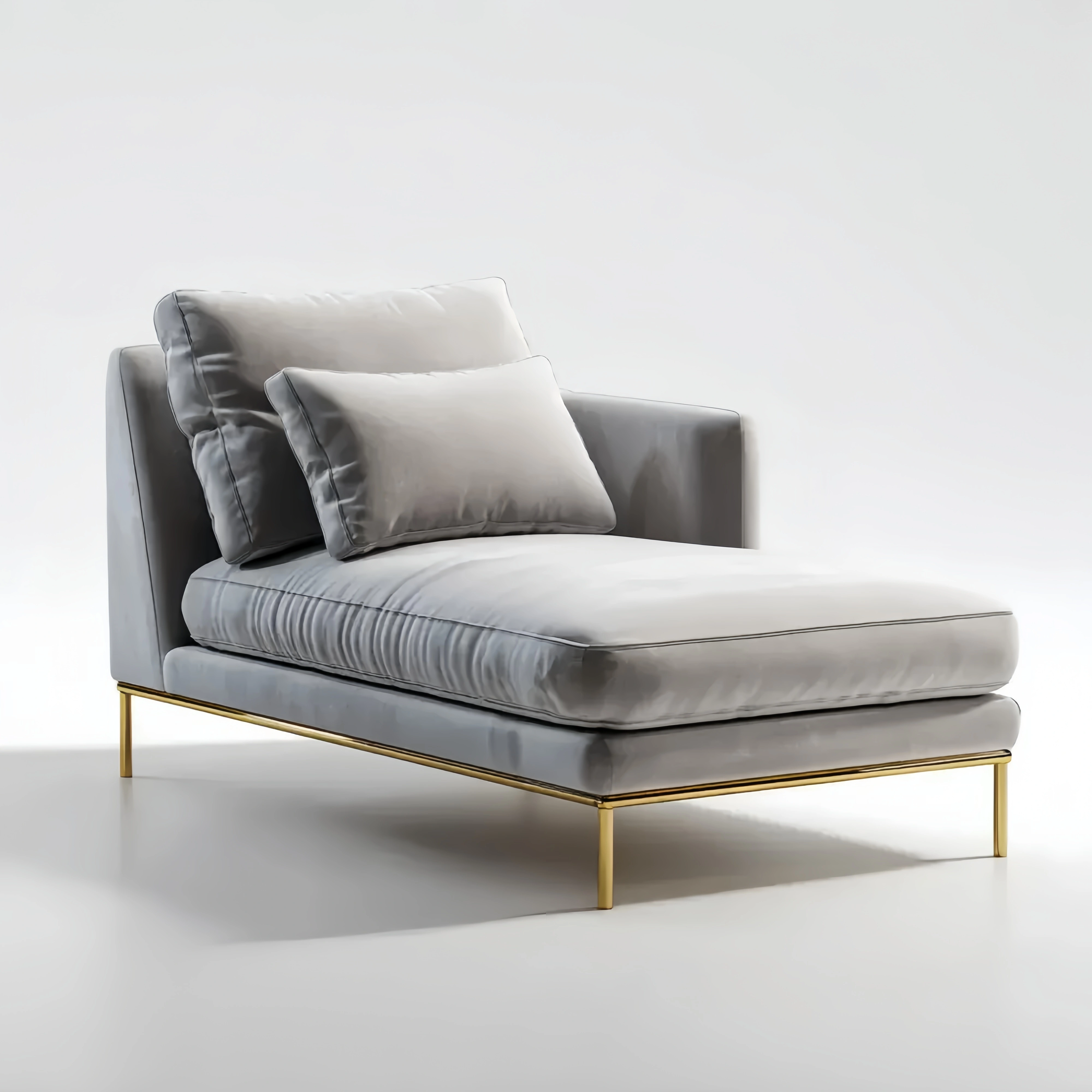 リクライニングチェア 150x75x85 cm - ライトグレー - モダンスタイル