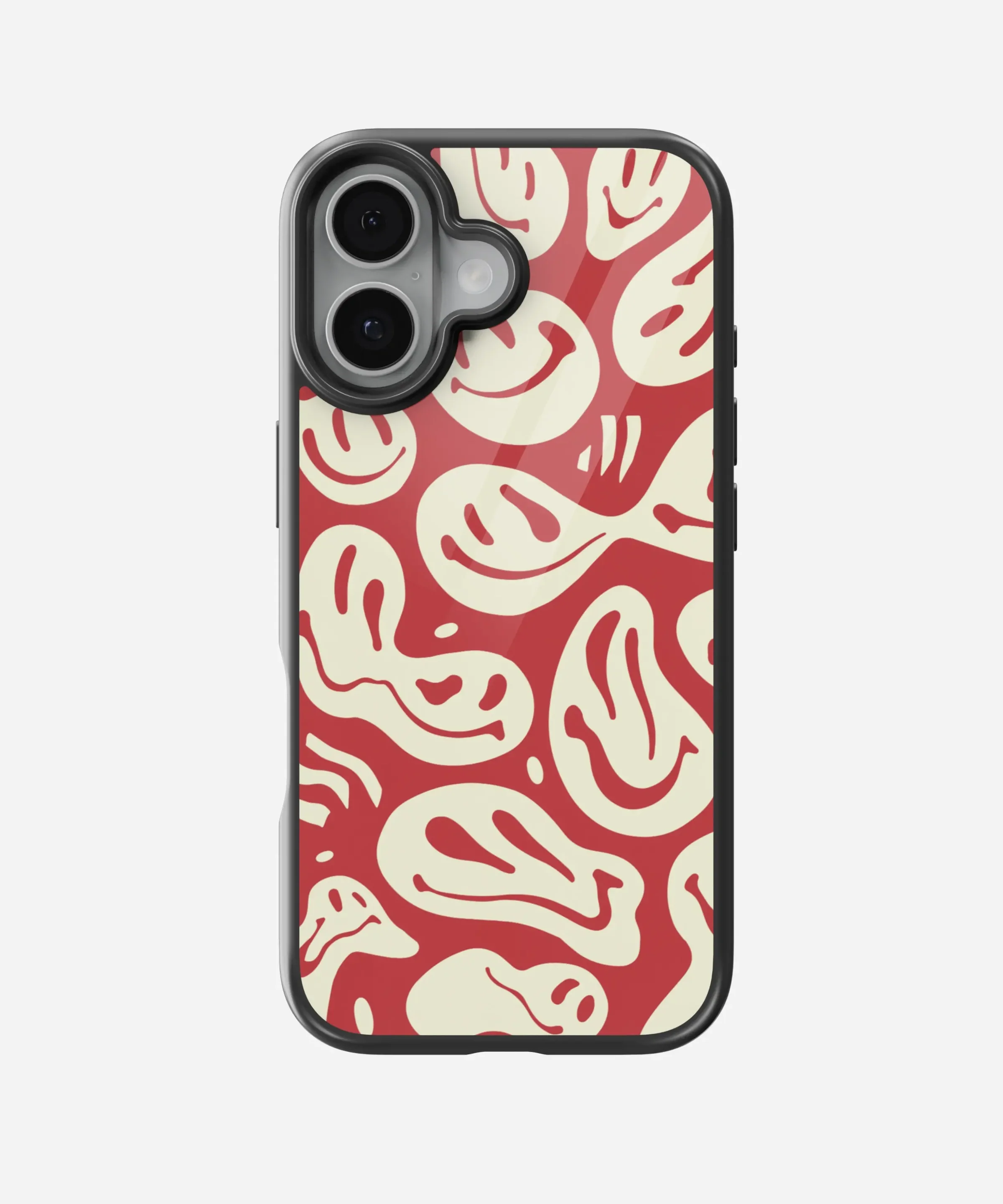 Smileyfy Red/Cream Y2K Stride 2.0 Phone Case