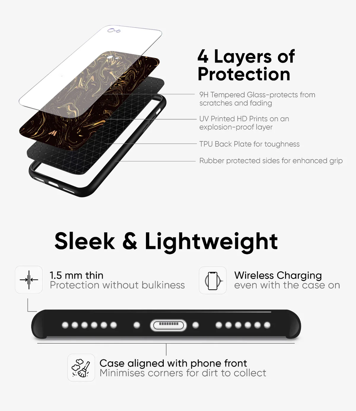 Lil Black Flame Y2K Stride 2.0 Phone Case