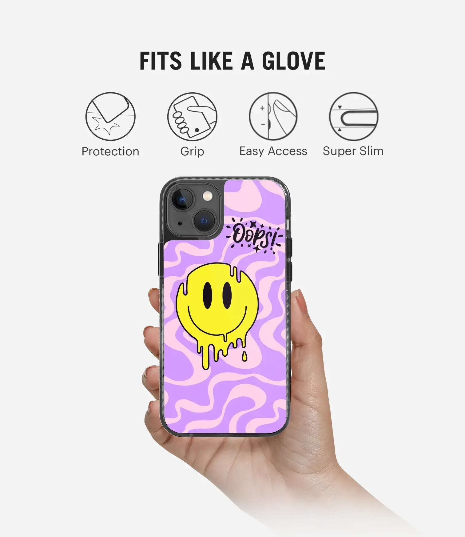 Oops Smiley Y2K Stride 2.0 Phone Case