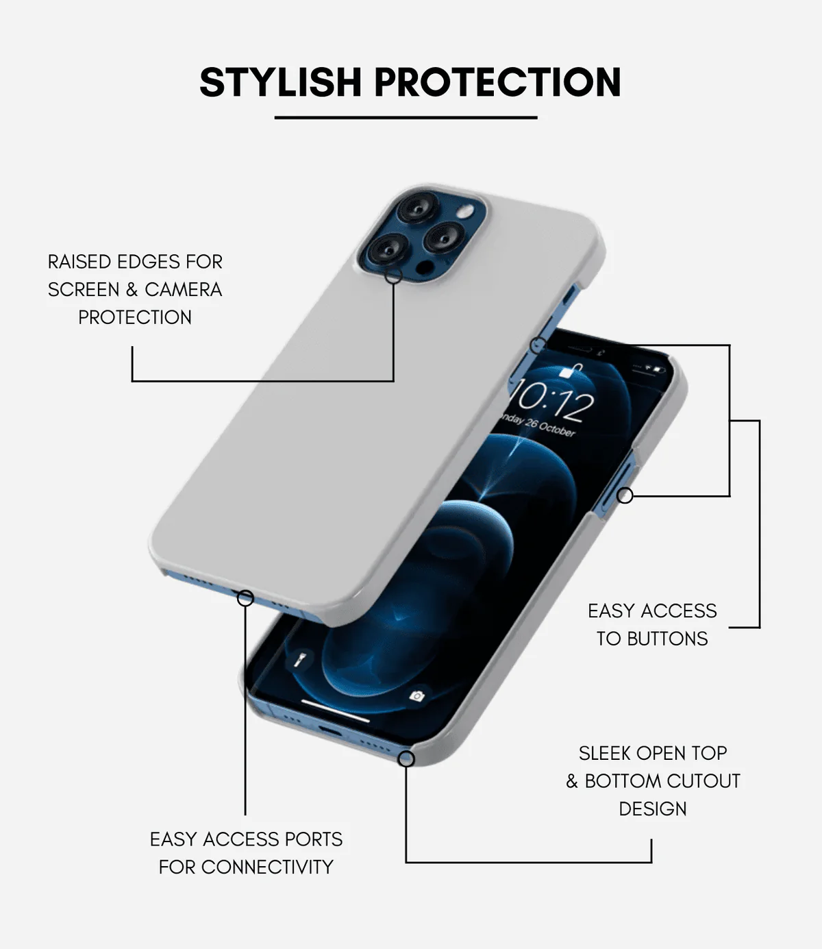 Zebra Black/Almond Y2K Stride 2.0 Phone Case