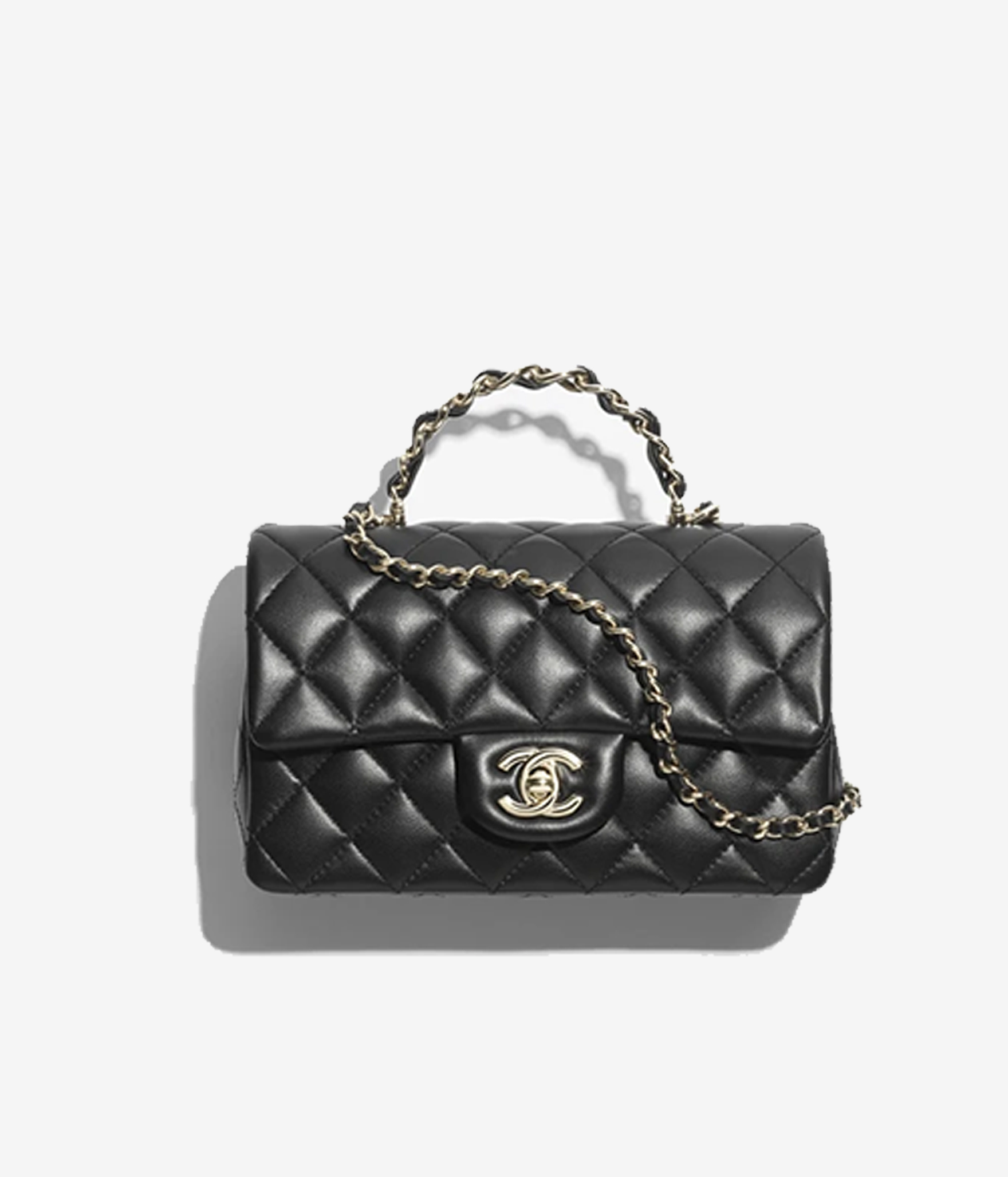 トップハンドル ミニ クラシック ハンドバッグ