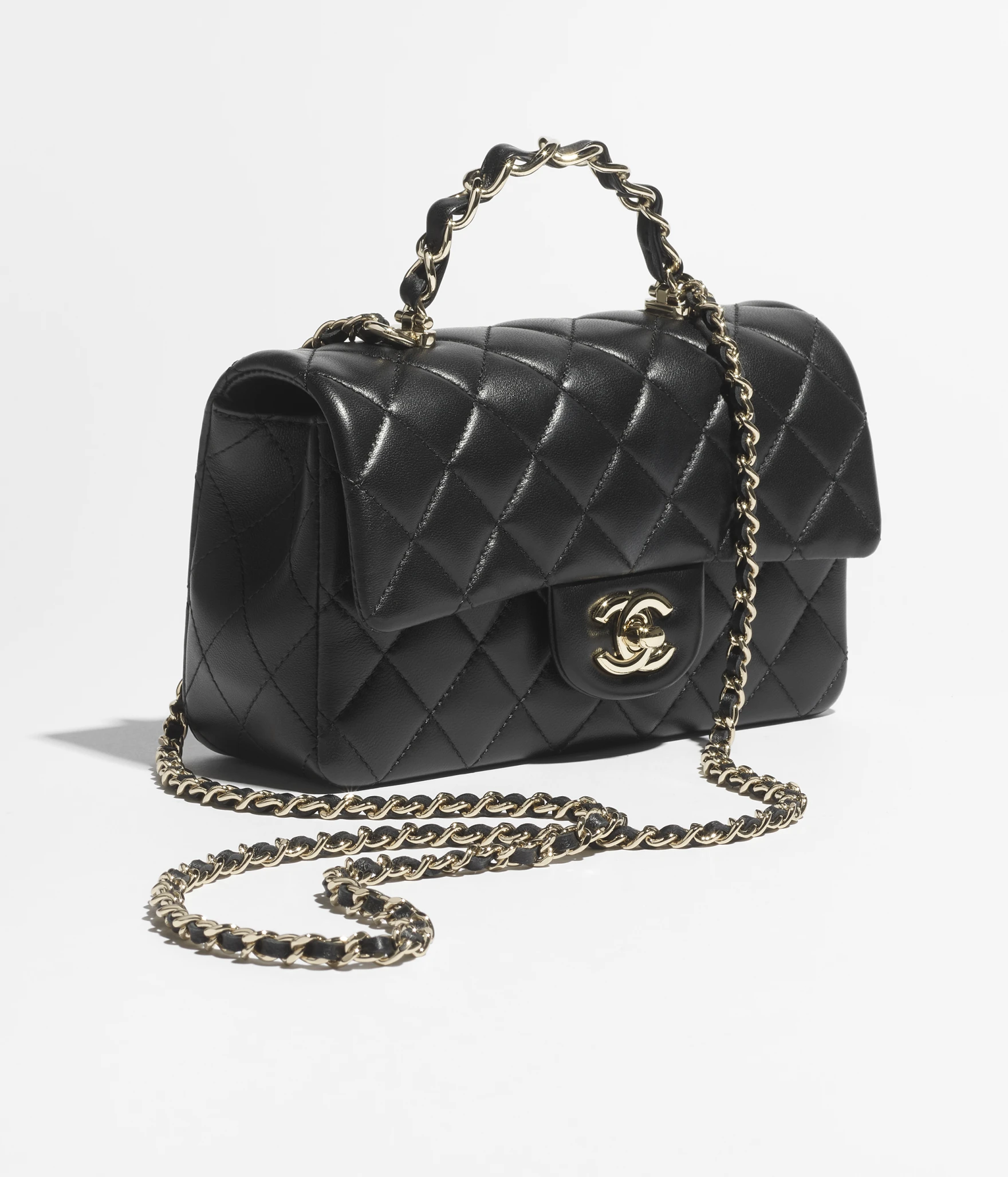 トップハンドル ミニ クラシック ハンドバッグ