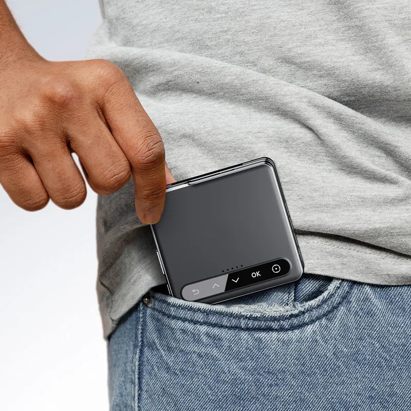 PIZER ZIP Tri-Fold Projektor Mini Mudah Alih