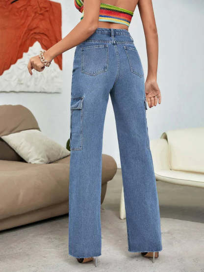 Wanderlust Cargo Denim Pants