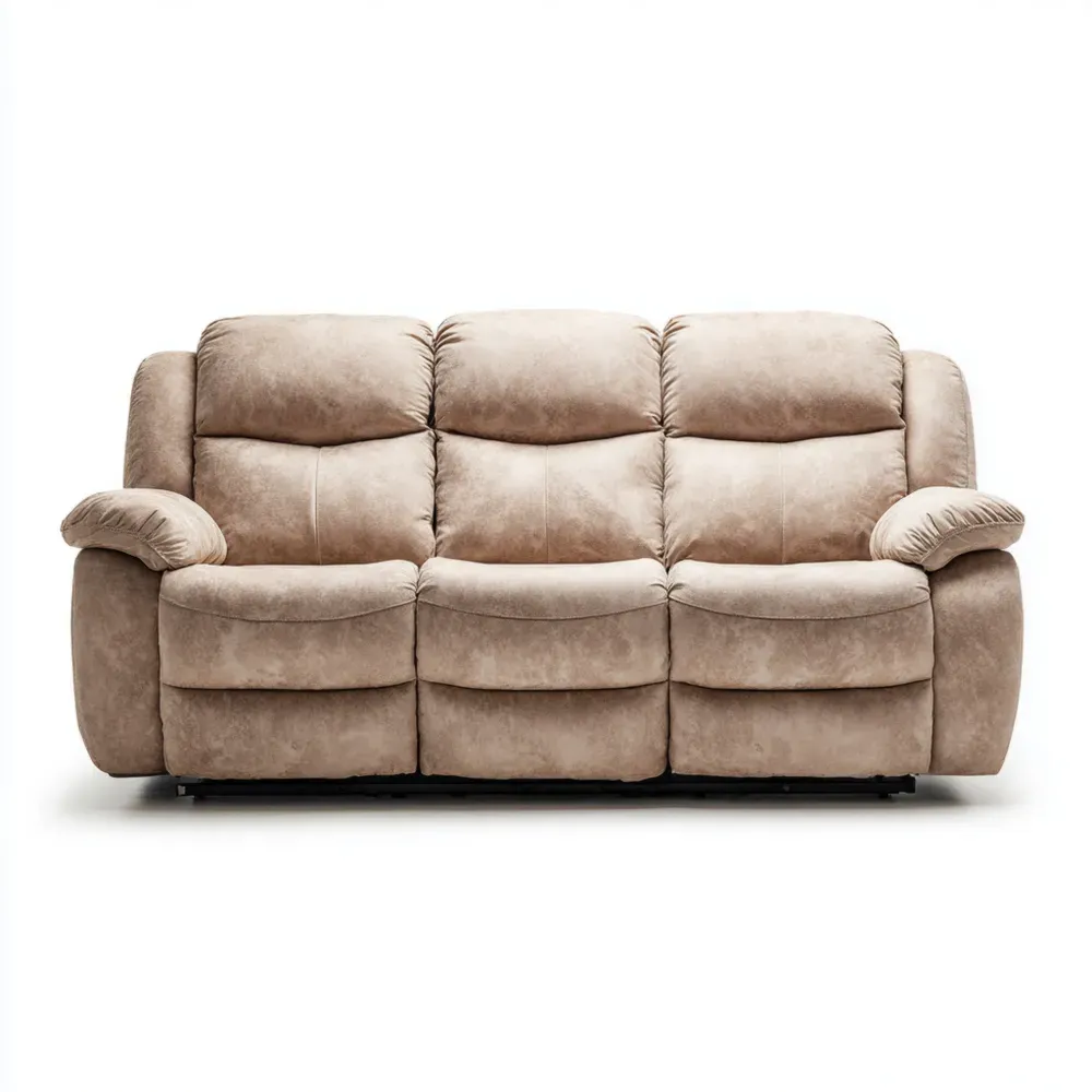 リクライニングソファ 200x90x100 cm – ベージュ – 快適設計