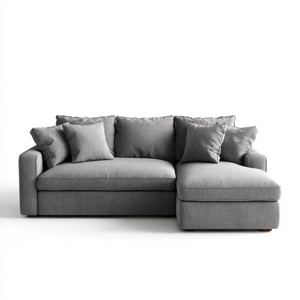 ソファセット 布製 250x150x85 cm – グレー – コンテンポラリーデザイン