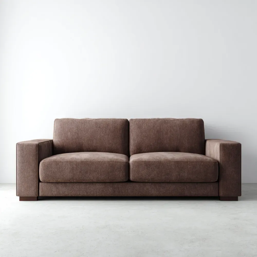 ソファセット 布製 200x90x80 cm – ブラウン – 現代デザイン