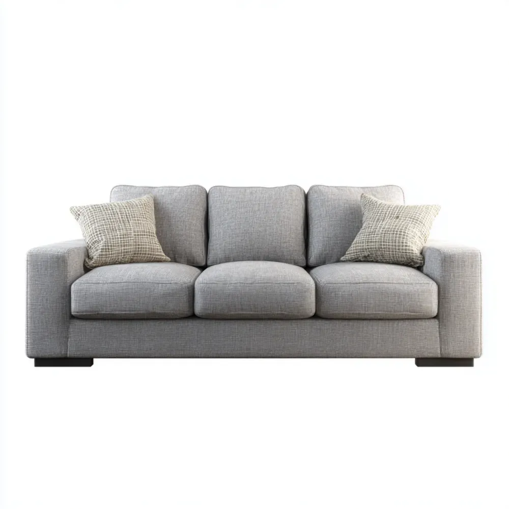 ソファセット 布製 200x90x85 cm – グレー – モダンデザイン