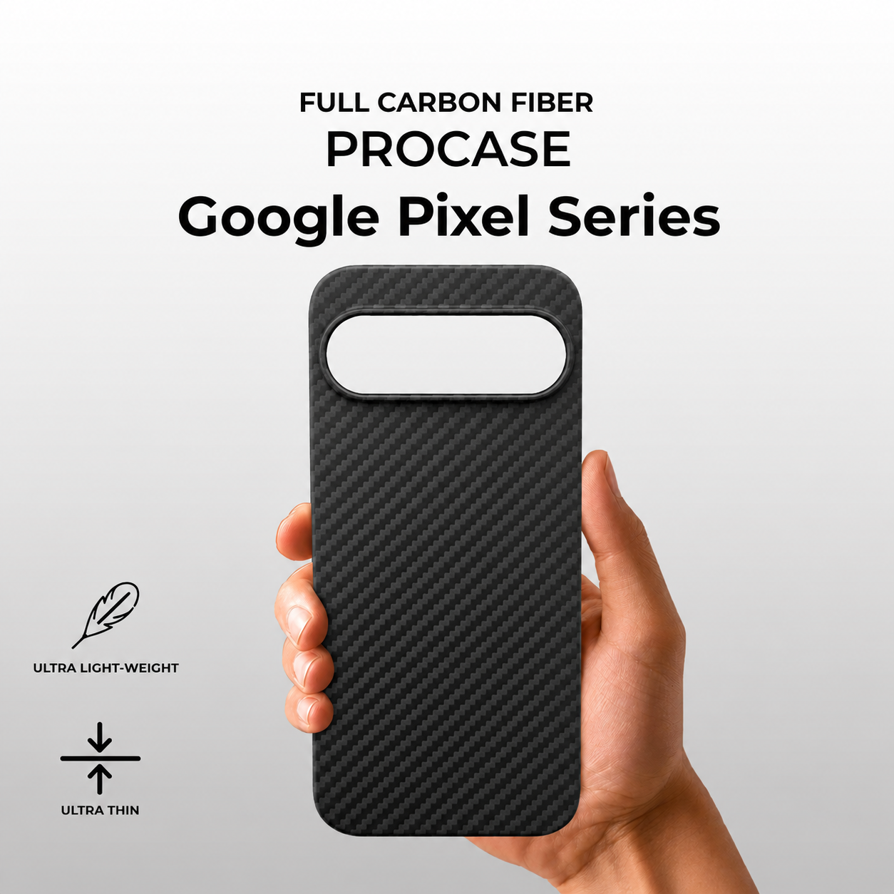 Google Pixel Series Case - Real Full Carbon Fiber Magsafe Case