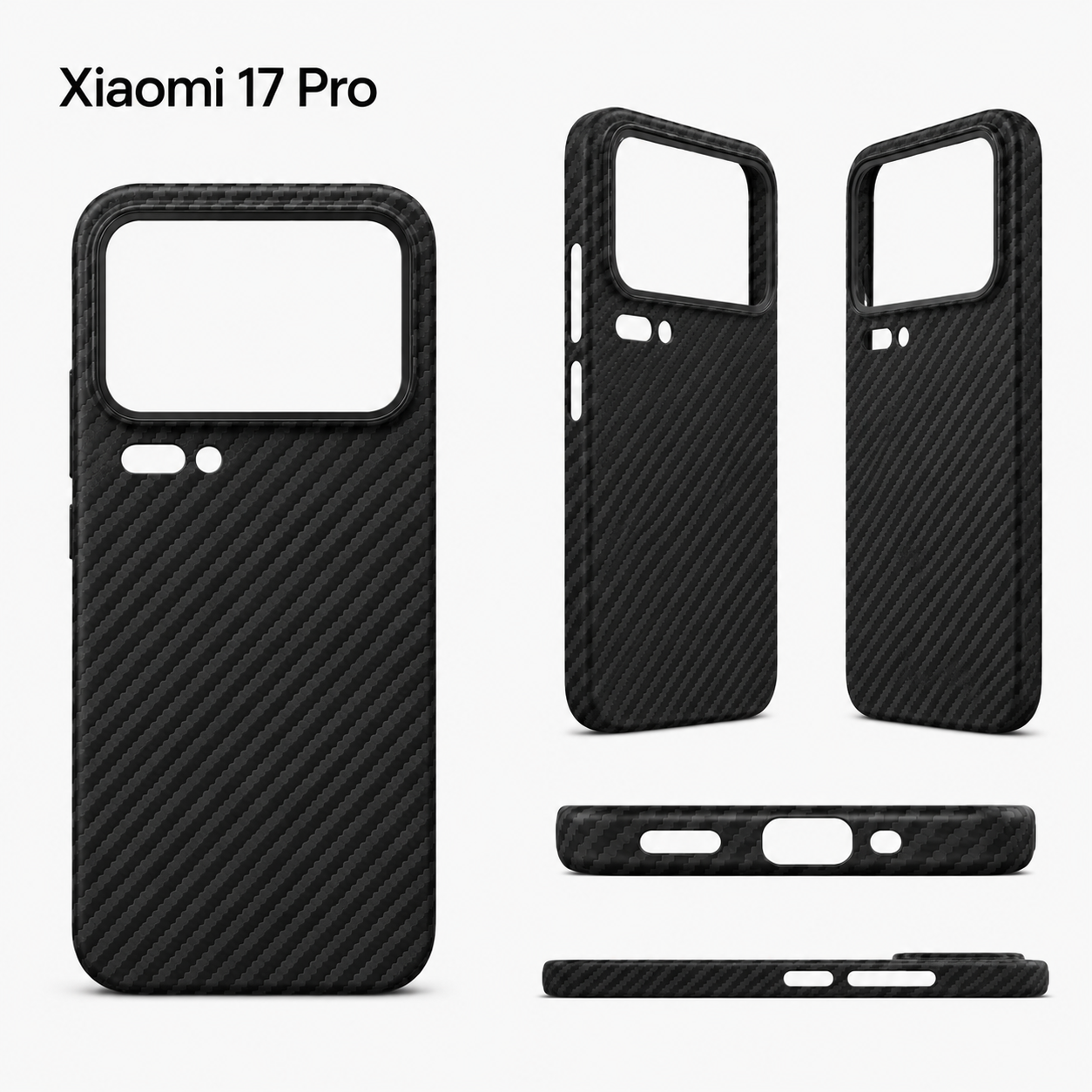Xiaomi Flagship Series 17-15 Real Full Carbon Fiber Ultra Slim / Ultra Thin Case