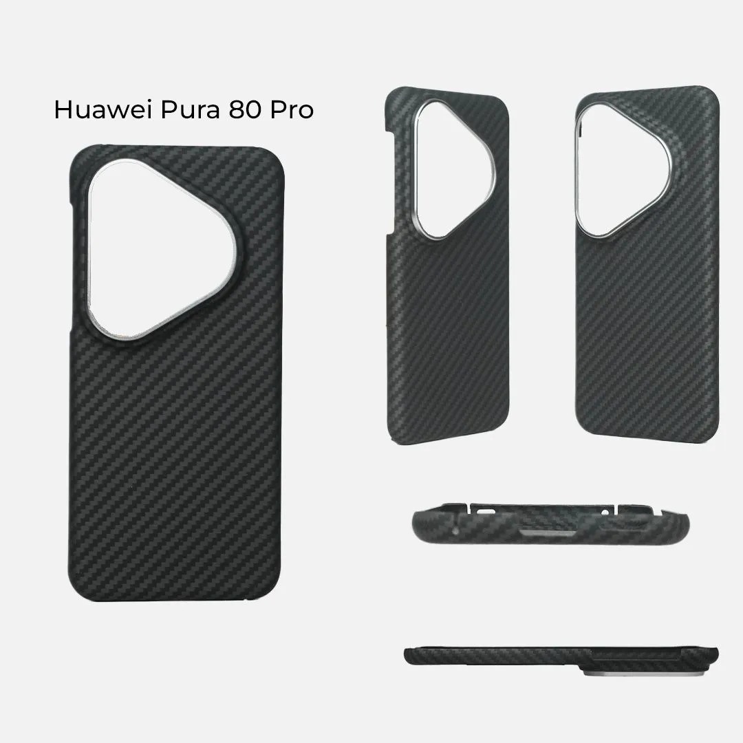 Huawei Pura 80 Pro Case - Real Full Carbon Fiber Magsafe Case