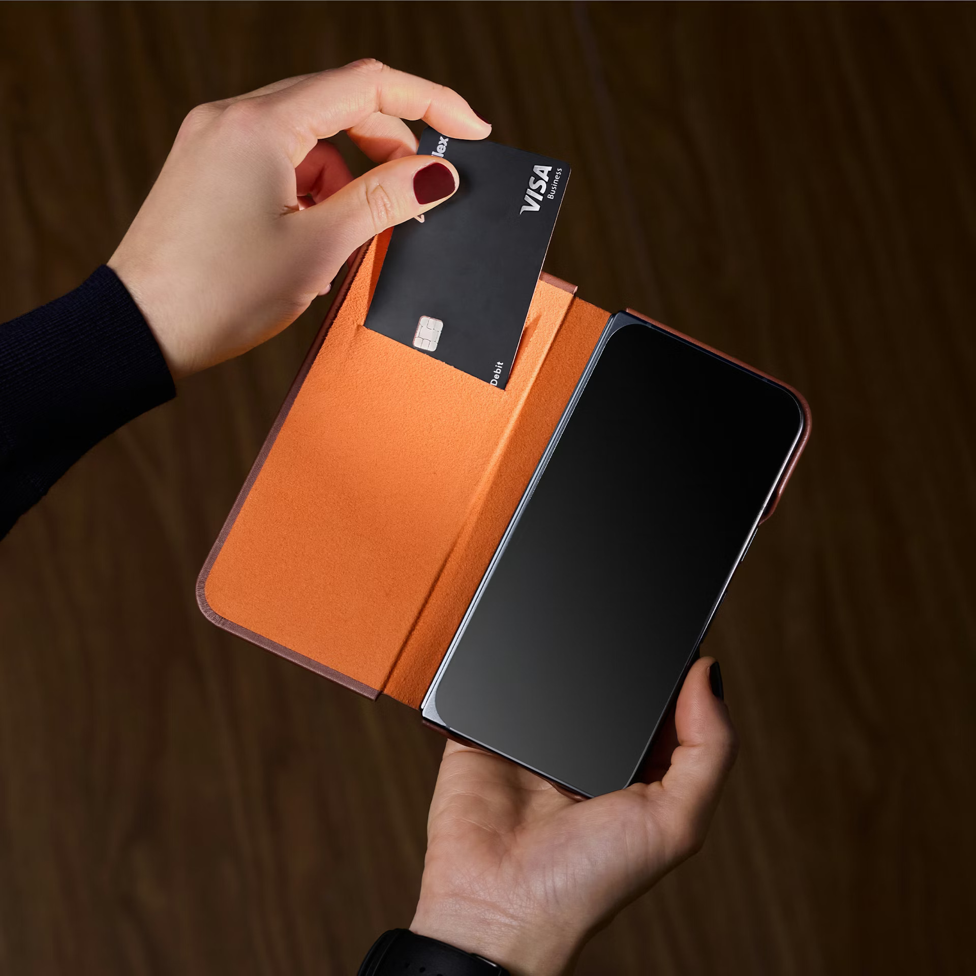 Leather Pixel Folio