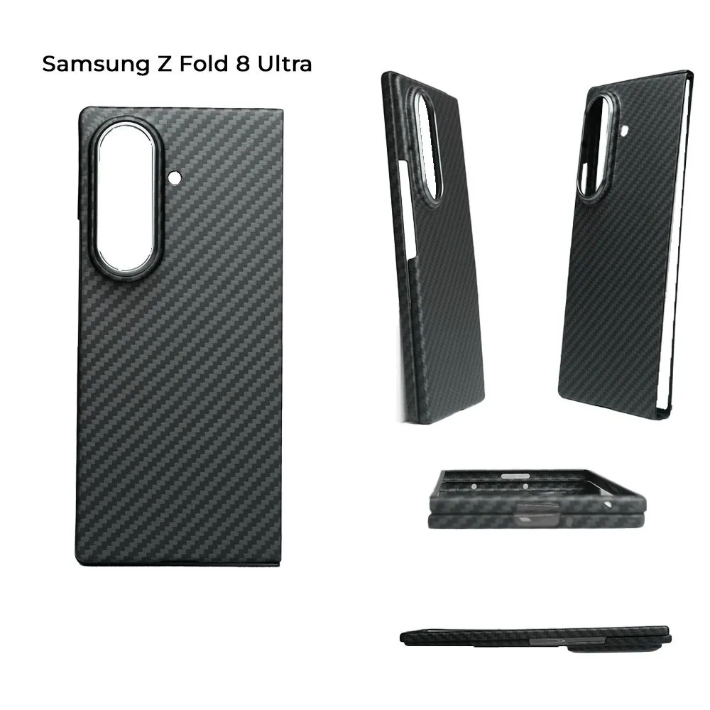 Samsung Galaxy Z Fold 8 Series - Real Full Carbon Fiber Ultra Slim / Ultra Thin Case