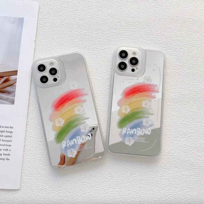 OnePlus - Reflective Mirror Rainbow Pattern Phone Case