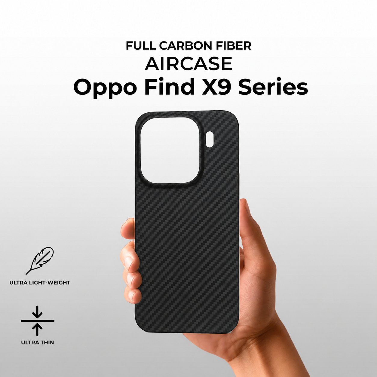 Oppo FindX 9 Series Carbon Fiber Case