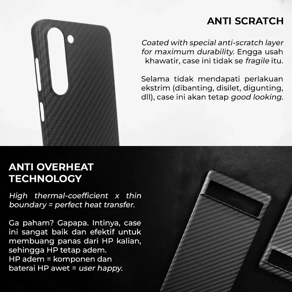 Samsung Galaxy Z Fold 8 Series - Real Full Carbon Fiber Ultra Slim / Ultra Thin Case