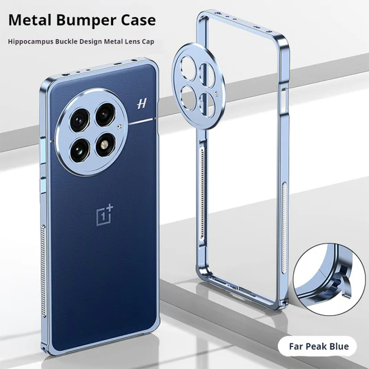 ONEPLUS  All Series Premium Aluminium Shockproof Bumper Frame Heat Dissipation Shell with Lens Protector