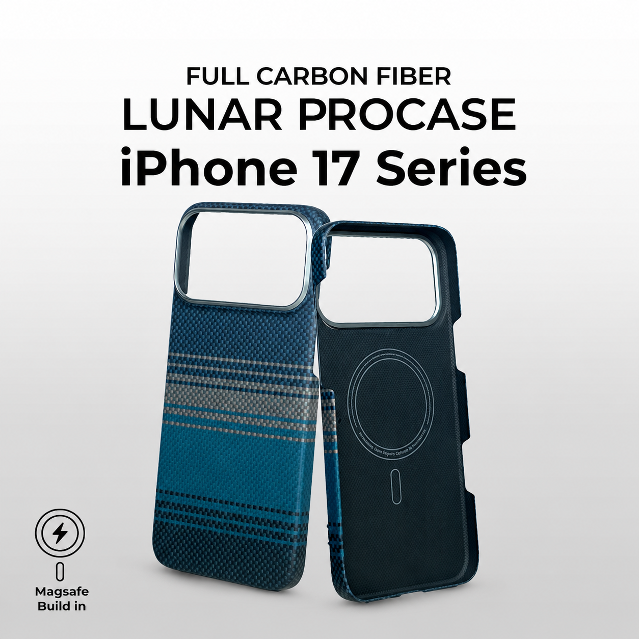 iPhone 17 Series Lunar ProCase - Full Carbon Fiber Phone Case