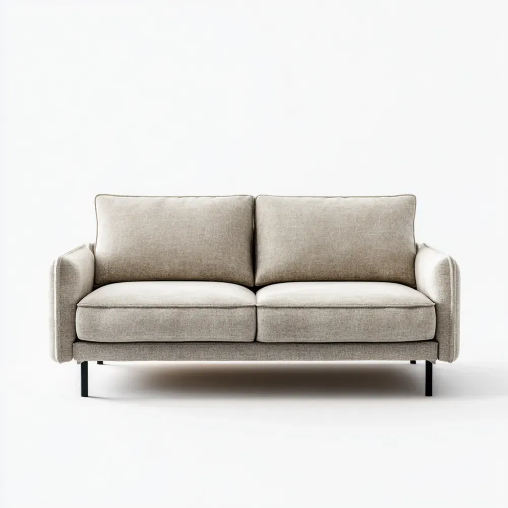 ソファセット 布張り 190x90x80 cm – ベージュ