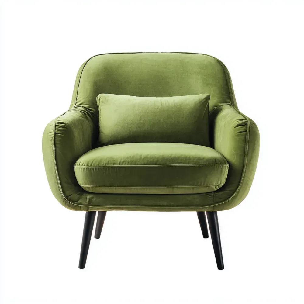 アームチェア ベルベット 85x80x87 cm – グリーン – モダンデザイン-Vintagehomeeu