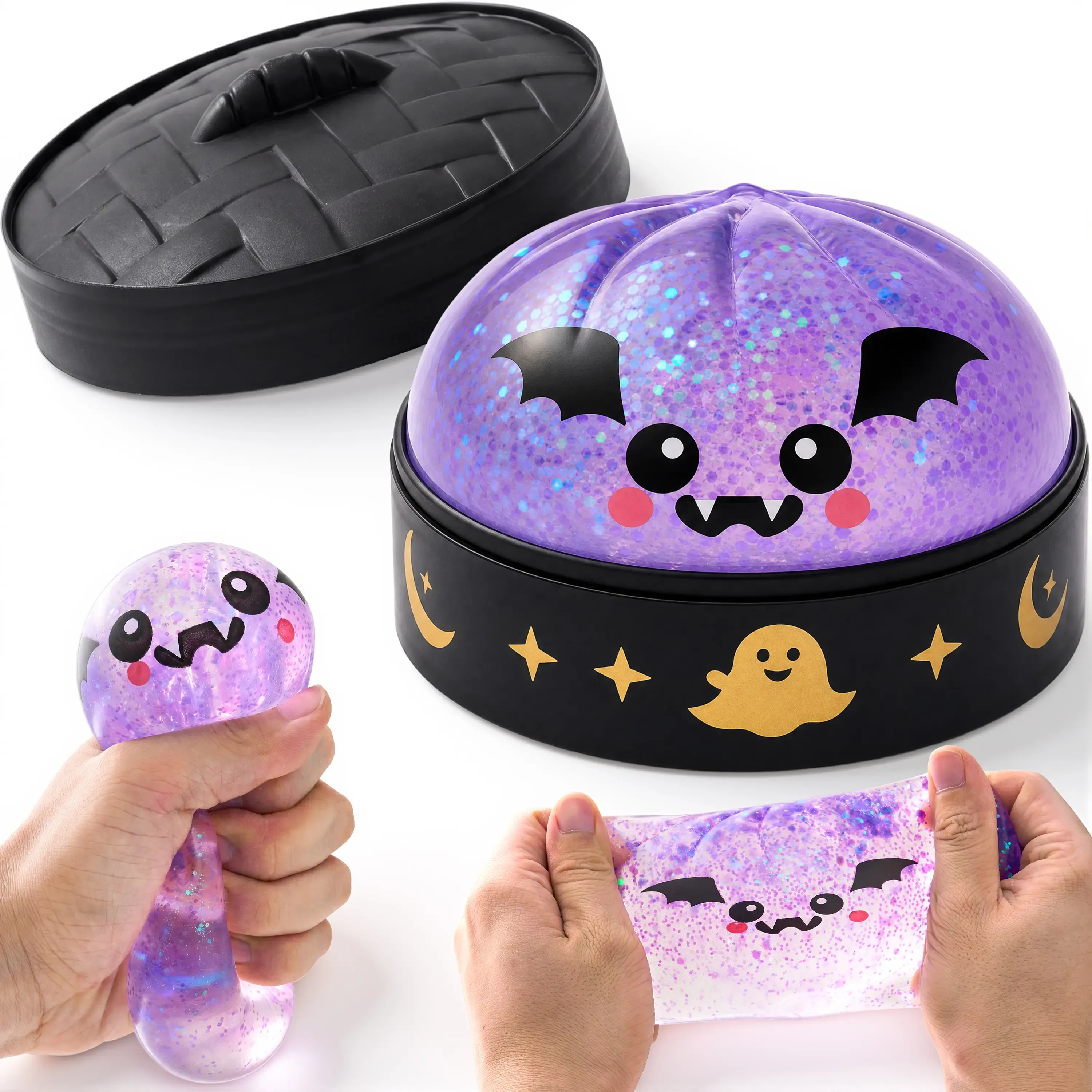 Halloween Slow-Rebound Squishy Toys – Pumpkin & Devil Designs