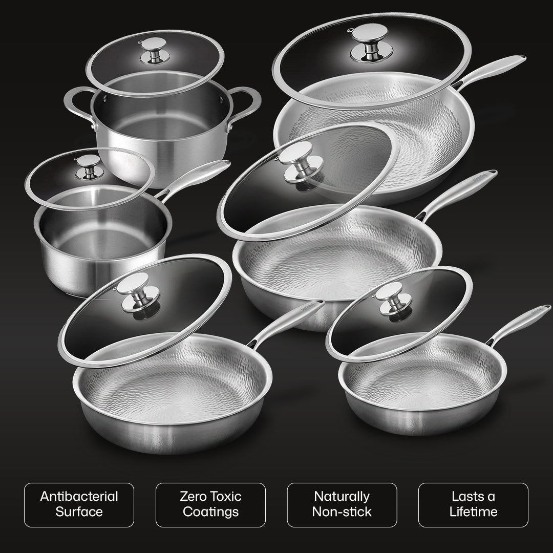 Magically Mailed Titanium 12-Piece Cookware System